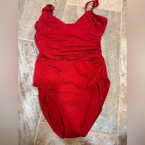 Jantzen Red Swimsuit